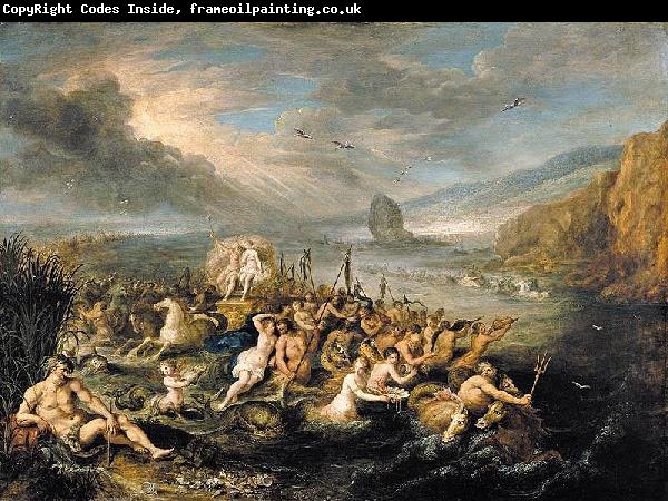 Frans Francken II The Triumph of Neptune and Amphitrite